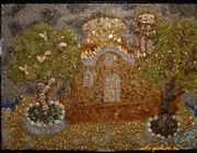 Благословение небес. Церковь св.Ильи. Протарас.Кипр Мозаика на стекле 