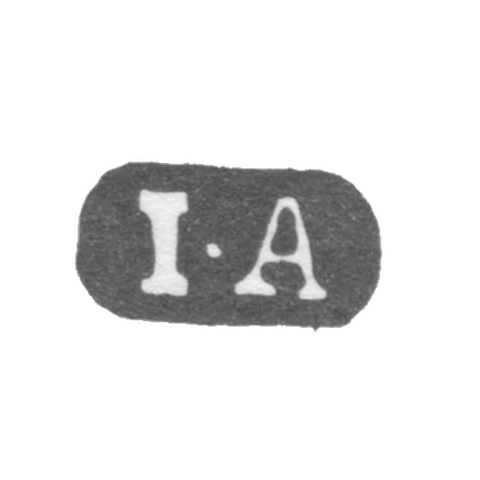Клеймо мастера Аувин Иона - Ленинград - инициалы "I-A"
