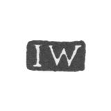 Клеймо мастера Варьюс Иоган - Ленинград - инициалы "IW"