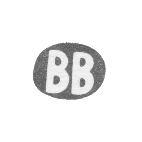 Клеймо мастера Викторов Василий Викт. - Ленинград - инициалы "ВВ" - посл. четв. 19 века