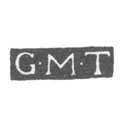 Клеймо мастера Тольпо Габриэль Мартен - Ленинград - инициалы "G-M-T"