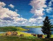 Пейзаж с рекой