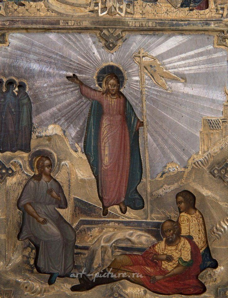 Русское серебро , Икона; русская школа; конец XIX века