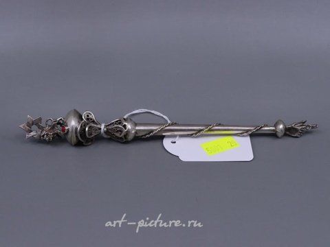 Русское серебро, Антикварная русская серебряная иудейская указка для Торы