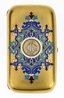 5 Matching Russian Silver & Enamel Soup Spoons
