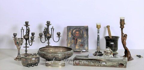 Русское серебро, 12 серебряных предмета