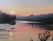 Золотой мотив масло, холст 