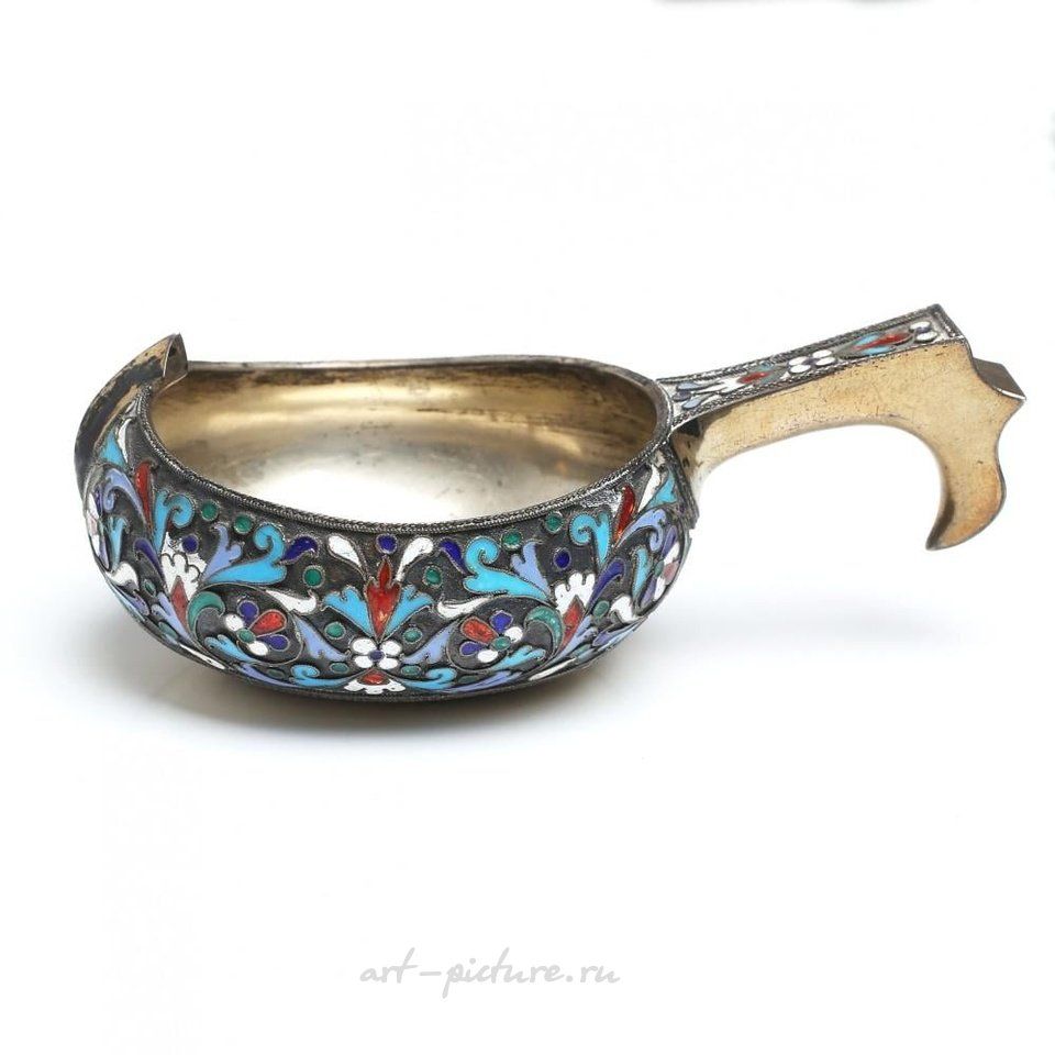 Русское серебро , Русский серебряный ковш. Струлев Николай Федорович 1896 год.