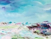 Плато любви масло, холст, оргалит 