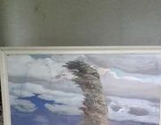 Осенние стоны тополя Гуашь, картон 