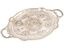 IMPERIAL RUSSIAN SILVER SERVING TRAY WITH ENGRAVING
