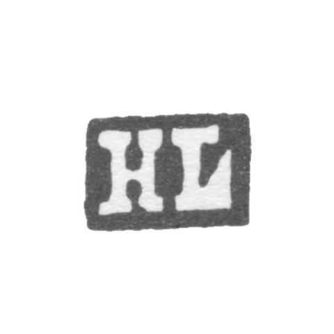 Клеймо мастера Лассас Генрих - Ленинград - инициалы "HL"