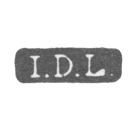 Клеймо мастера Линдквист Иоганн Дидрих - Ленинград - инициалы "I.D.L."