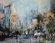 Город F акрил,холст