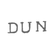 Клеймо мастера Дунс Георг - Ленинград - инициалы "DUN"