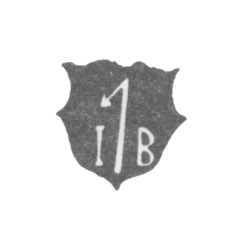 Клеймо мастера Бём Иорге (Behm Jorge) - Вильно - инициалы "I1B" - 1534-1579 гг.