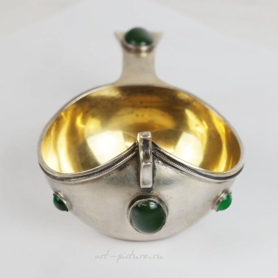 Русское серебро , Антикварный русский серебряный ковш
