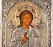 БОЛЬШАЯ ИКОНА С ИЗОБРАЖЕНИЕМ ХРИСТА ПАНТОКРАТОРА
