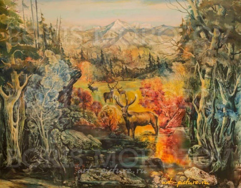 «Заповедник» Холст / Масло