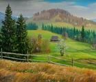 Статуэтка Весенний мотив Масло 