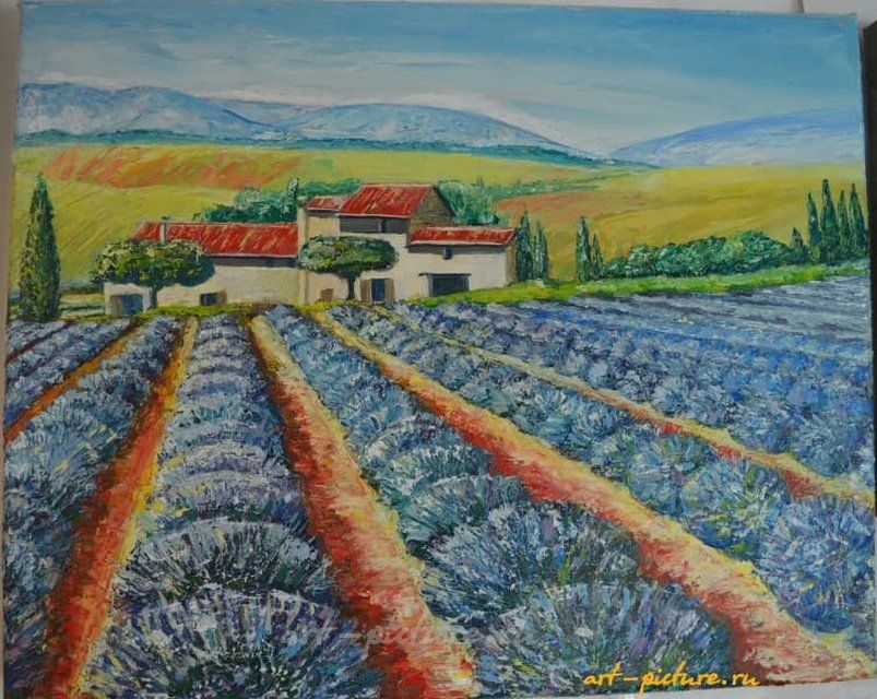 Запах Прованса холст, масло