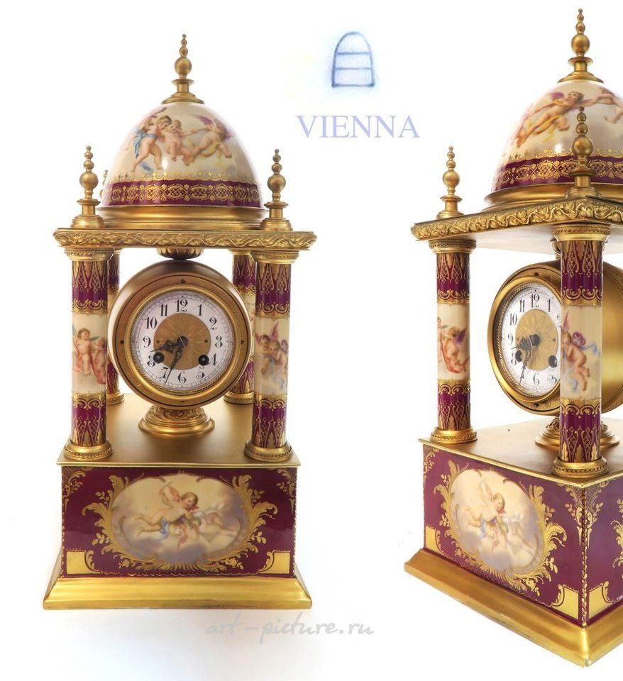 Royal Vienna , Австрийские часы Royal Vienna XIX века