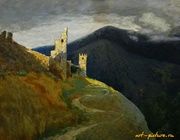 Генуэзская крепость. Судак. Крым. Холст, масло. 