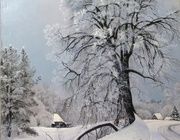Январь Масло,холст 