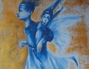 Мой Ангел Акрил, бумага 