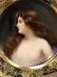 Фарфоровая тарелка "Jeweled Royal Vienna" с портретом, 1900 год, диаметр 9,5 дюймов, хорошее состояние, оценка $2,500-3,000.