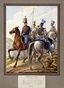 ФАРФОРОВАЯ ТАРЕЛКА С РУЧНОЙ РОСПИСЬЮ “1818 Рядовой Уланского полка”