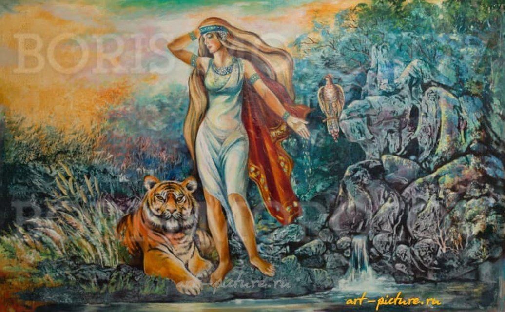 «Царица Амура» Холст / Масло