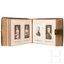 Velvet-covered photo album