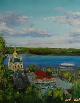 купить Плёс.Лето акрил,холст