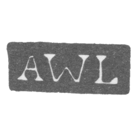 Клеймо мастера Лунг Андерс Вильгельм - Ленинград - инициалы "AWL"