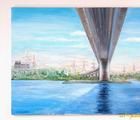 Статуэтка Мост масло, холст