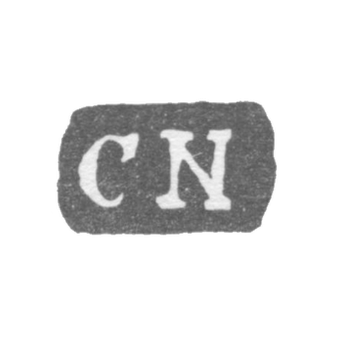 Клеймо мастера Нихольм Карл Кристоф - Ленинград - инициалы "CN"