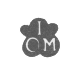 Клеймо мастера Ёрман Иоганн - Таллин - инициалы "IOM" - 1740-1754 гг.
