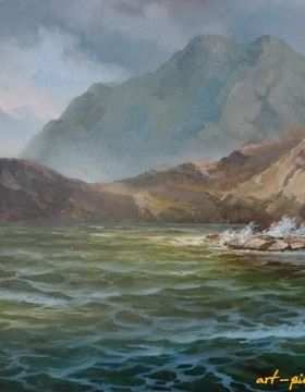 купить " Волнение масло, холст, лак 