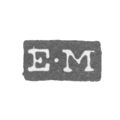 Клеймо мастера Модиг Элиас - Ленинград - инициалы "E-M"