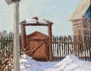 Март у крыльца