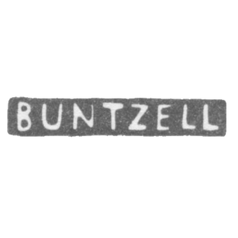 Клеймо мастера Бунтцель Якоб - Ленинград - инициалы "BUNZELL"