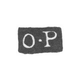 Клеймо мастера Петтелиус Отто Рейнхольд - Ленинград - инициалы "O-P"