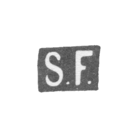 Клеймо мастера Филяндер Самуэль Захарий - Ленинград - инициалы "S.F."