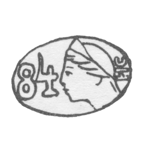 Клеймо окружных пробирных управлений 1899-1908 гг. - И. Сорокин