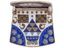 RUSSIAN 84 GILT SILVER ENAMEL SALT CELLAR THRONE