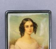 Наталья Пушкина-Гончарова (1812-1863), русская художница миниатюр на лаке...