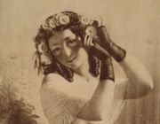 Полевые цветы гравюра на натуральной коже 