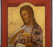 Икона с Иоанном Крестителем из Деесиса
