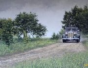 "Дорожные истории (просёлок)" холст, масло 